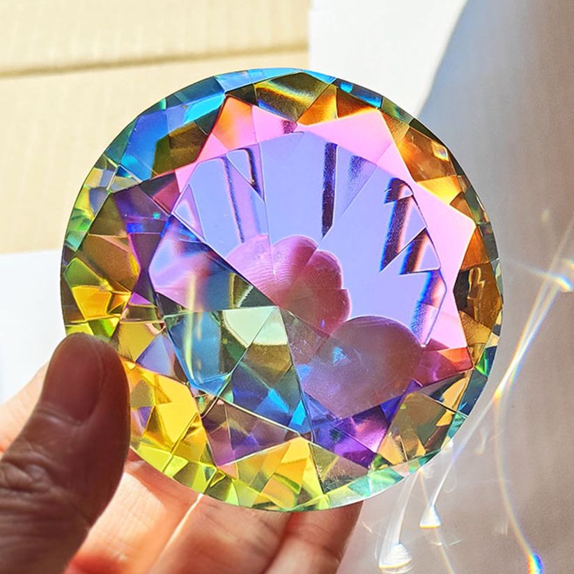 30-80mm AB Colorful K9 Crystal - огляд і ціна Paper Weight Crystal